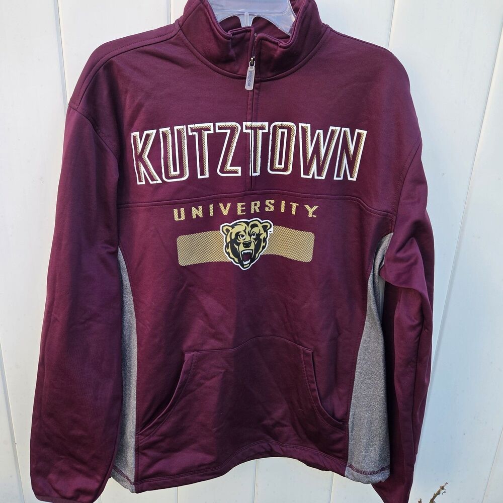 Jansport Kutztown University Sweatshirt 1/4 Zip Size L